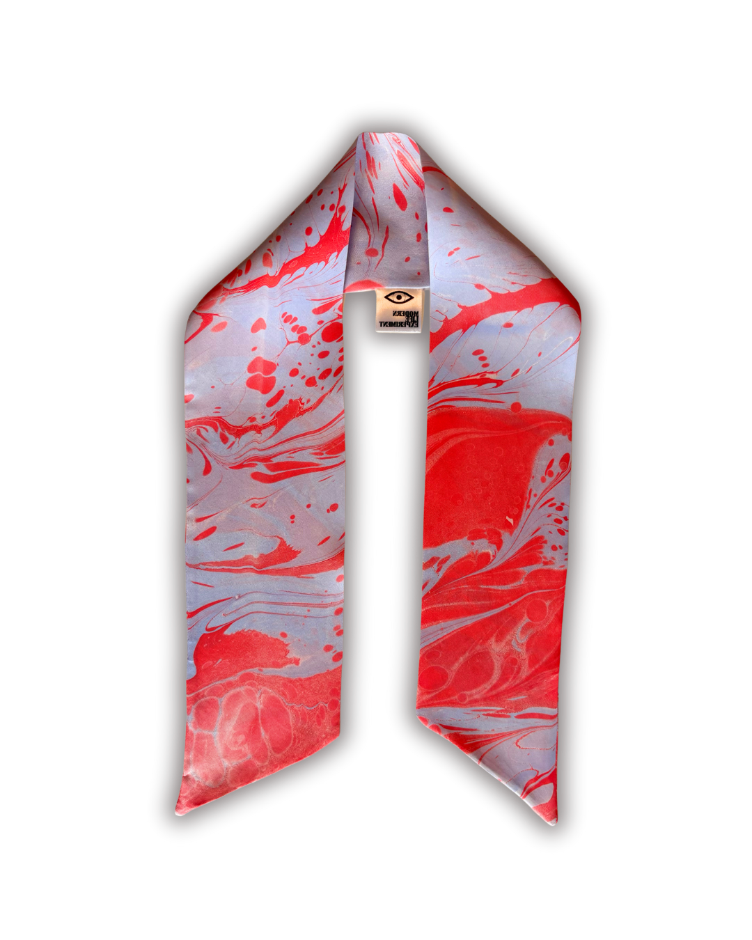 BUBBLEGUM Marbled Silk Scarf
