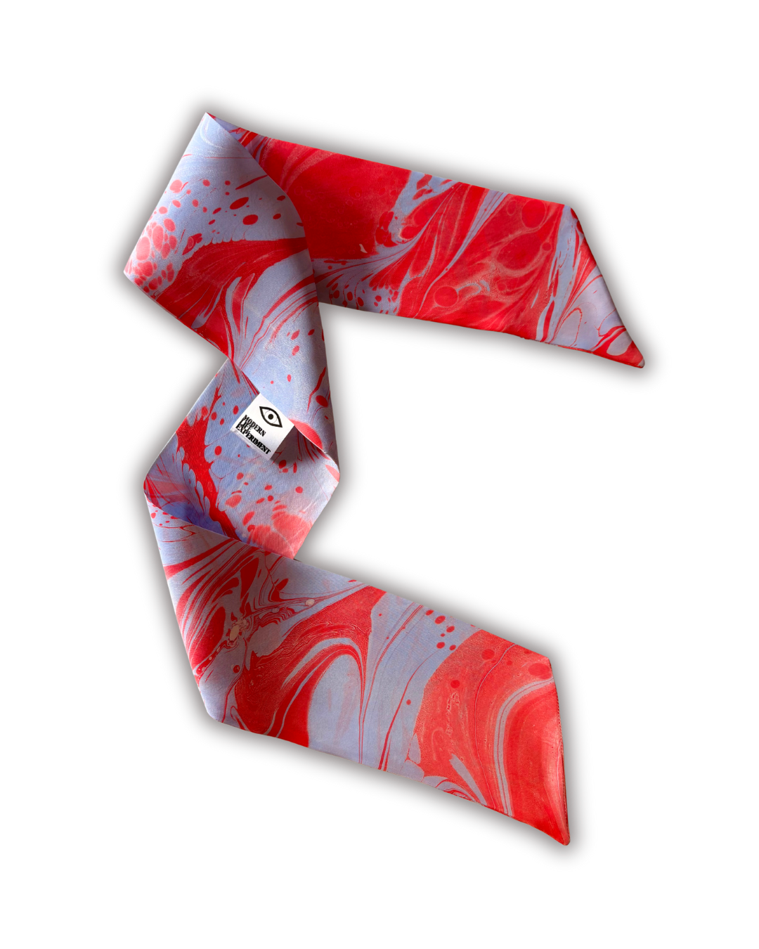 BUBBLEGUM Marbled Silk Scarf