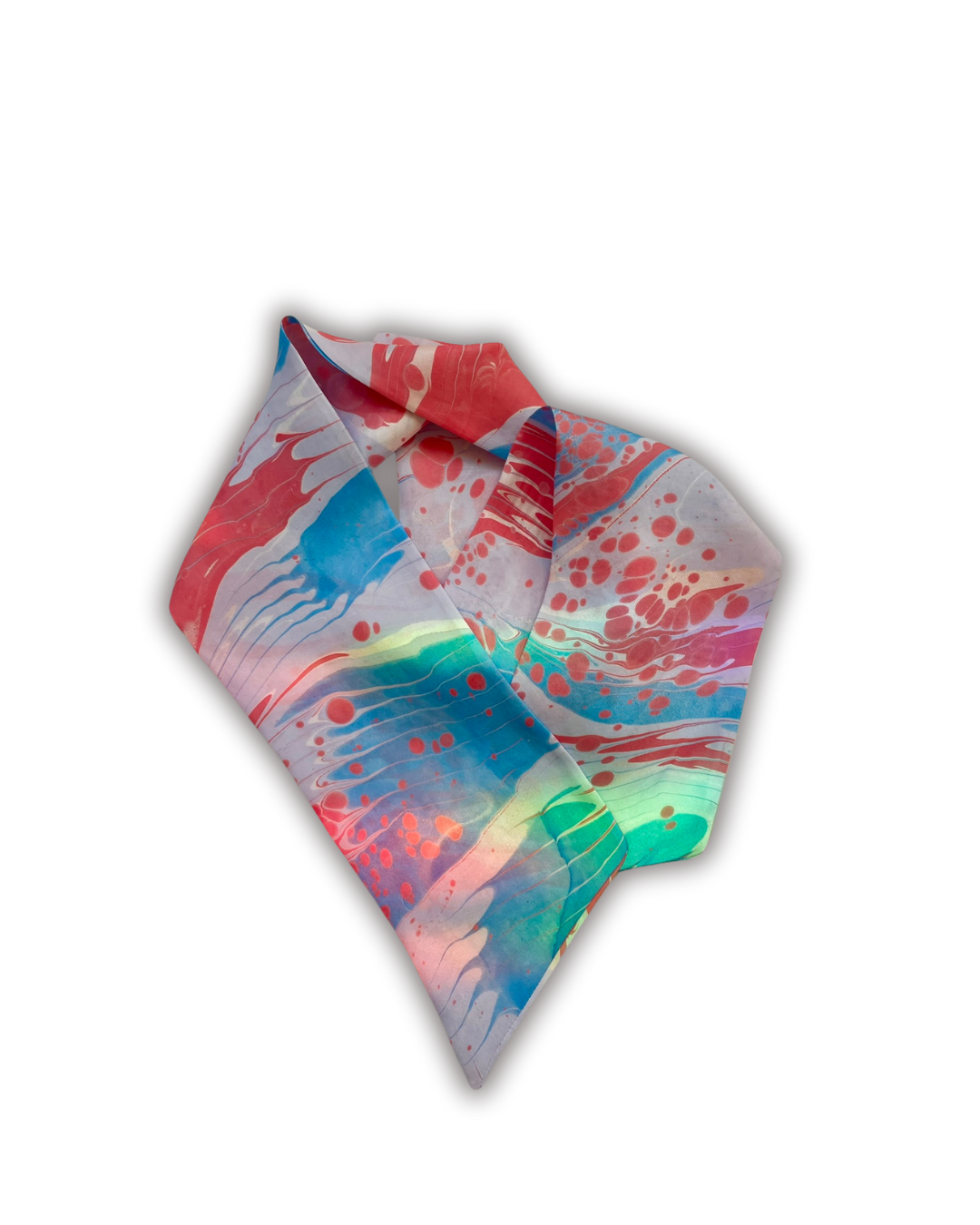 ACID Marbled Silk Scarf