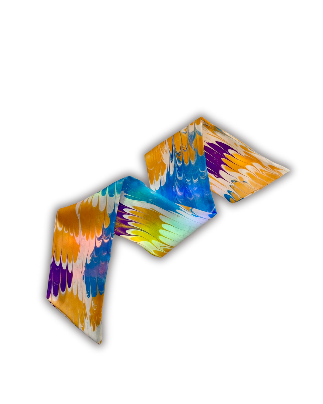 PARADISE Marbled Silk Scarf