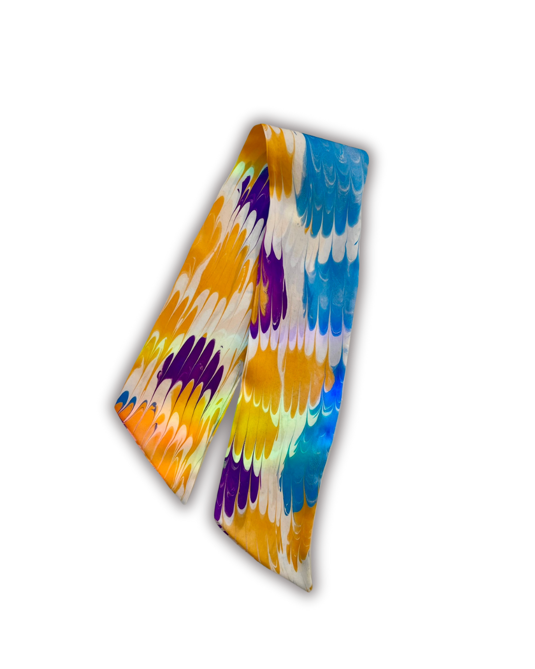 PARADISE Marbled Silk Scarf