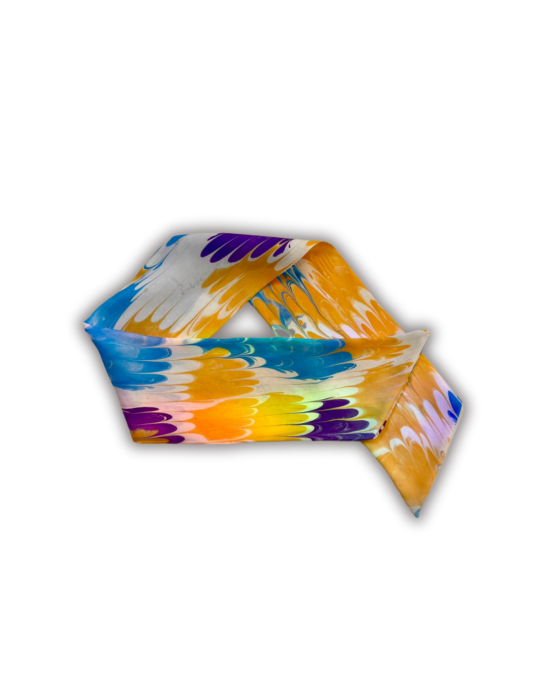 PARADISE Marbled Silk Scarf