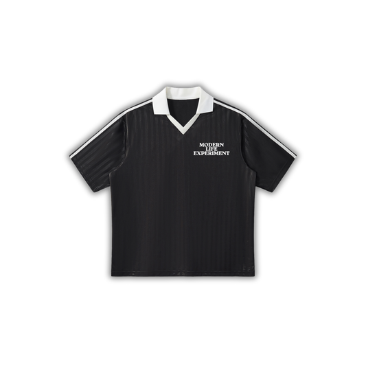 MLE Collared Jersey - Black