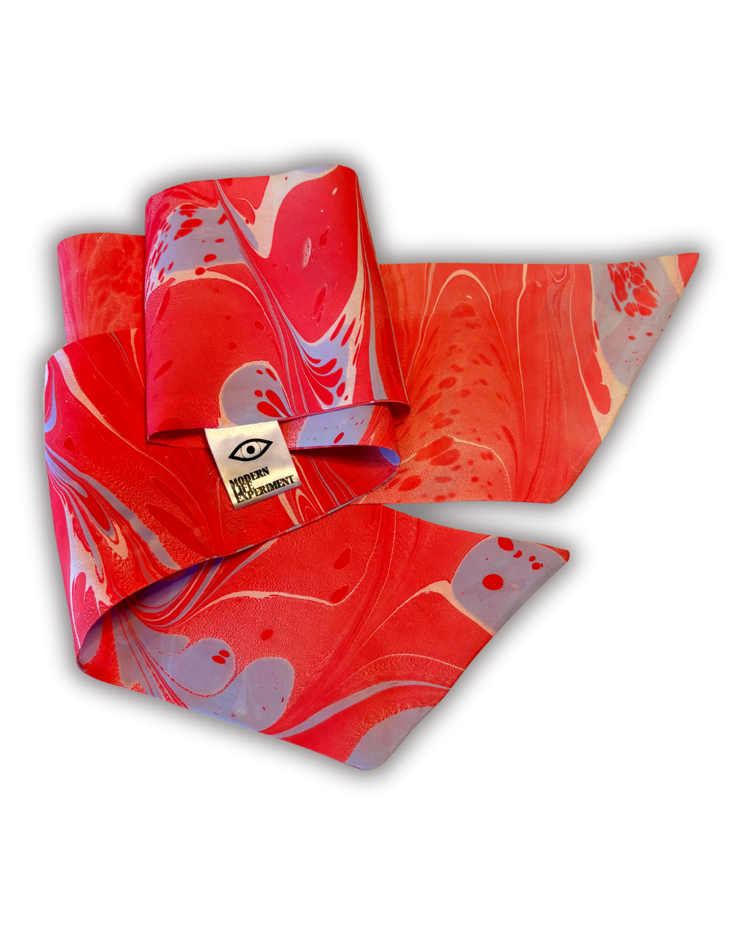 BUBBLEGUM Marbled Silk Scarf