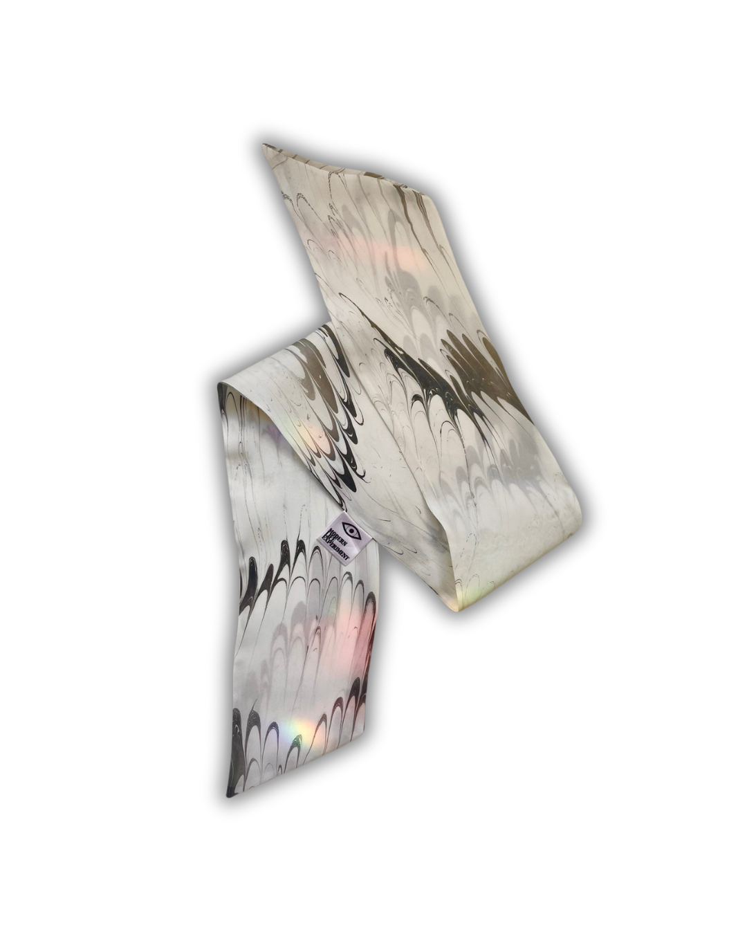 SMOKE Marbled Silk Scarf